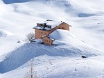 Salita con ciaspole al Rif Calvi passando dalla Baita Armentarga per troppa neve il 15 febb 09  - FOTOGALLERY